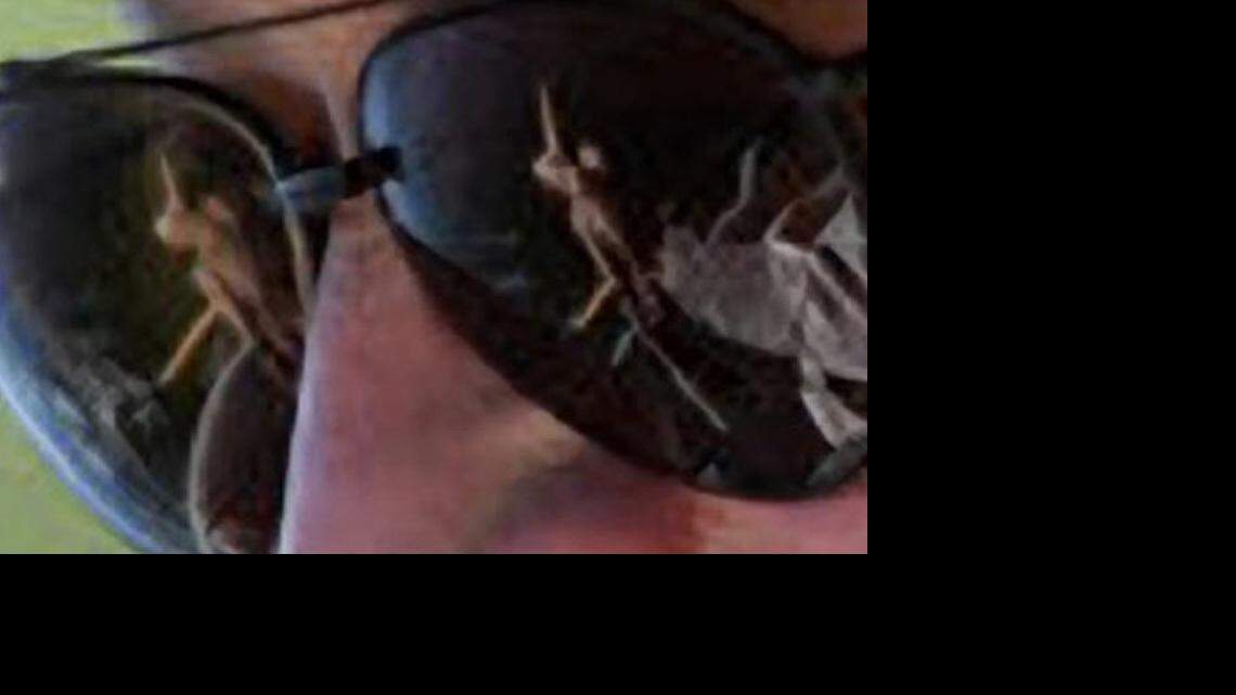 A close-up of the image in Vice President Cheney's sunglasses.