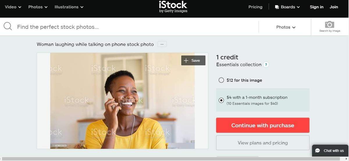 This screenshot from the website of Istockphoto.com shows the same photograph of a Black woman talking on a cellphone that was used in campaign mailers by District 9 no-party candidate Jestine Iannotti. The Orlando-area state senate candidate is white, and has since been accused of being one of three “ghost candidates” funded by dark money to siphon off Democratic votes. An investigation shows she was trying to move to Sweden while “running” for office.