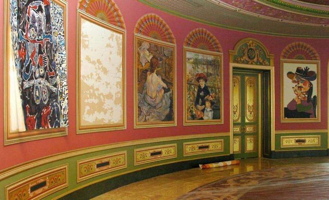 Some have said the décor of the mansion at 515 N. County Rd. was gaudy and mismatched.