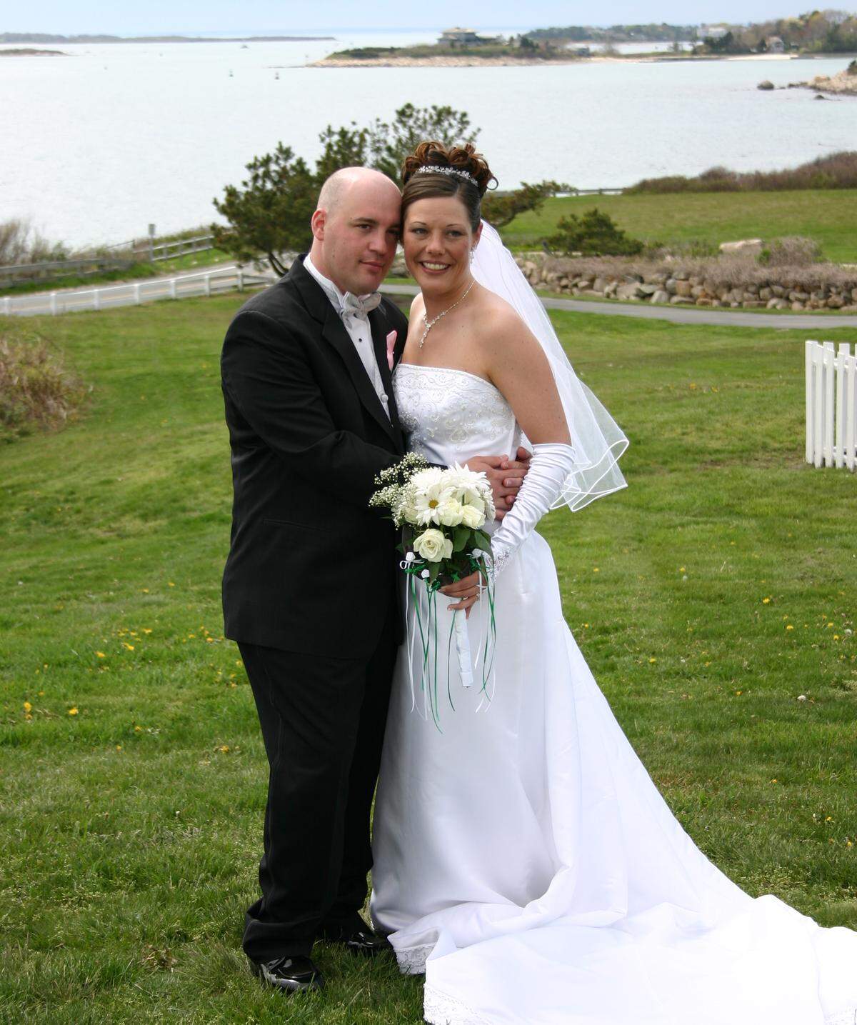 Sean and Jacey Persinger, on their wedding day.