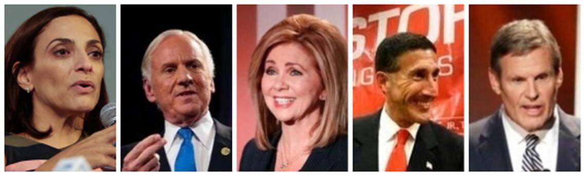 Katie Arrington, Henry McMaster, Marsha Blackburn, David Kustoff, Bill Lee