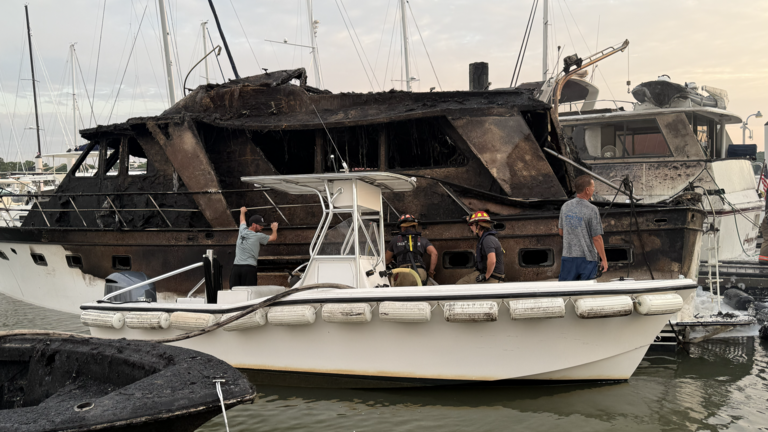 Fire destroys 7 boats docked at Hilton Head Island marina