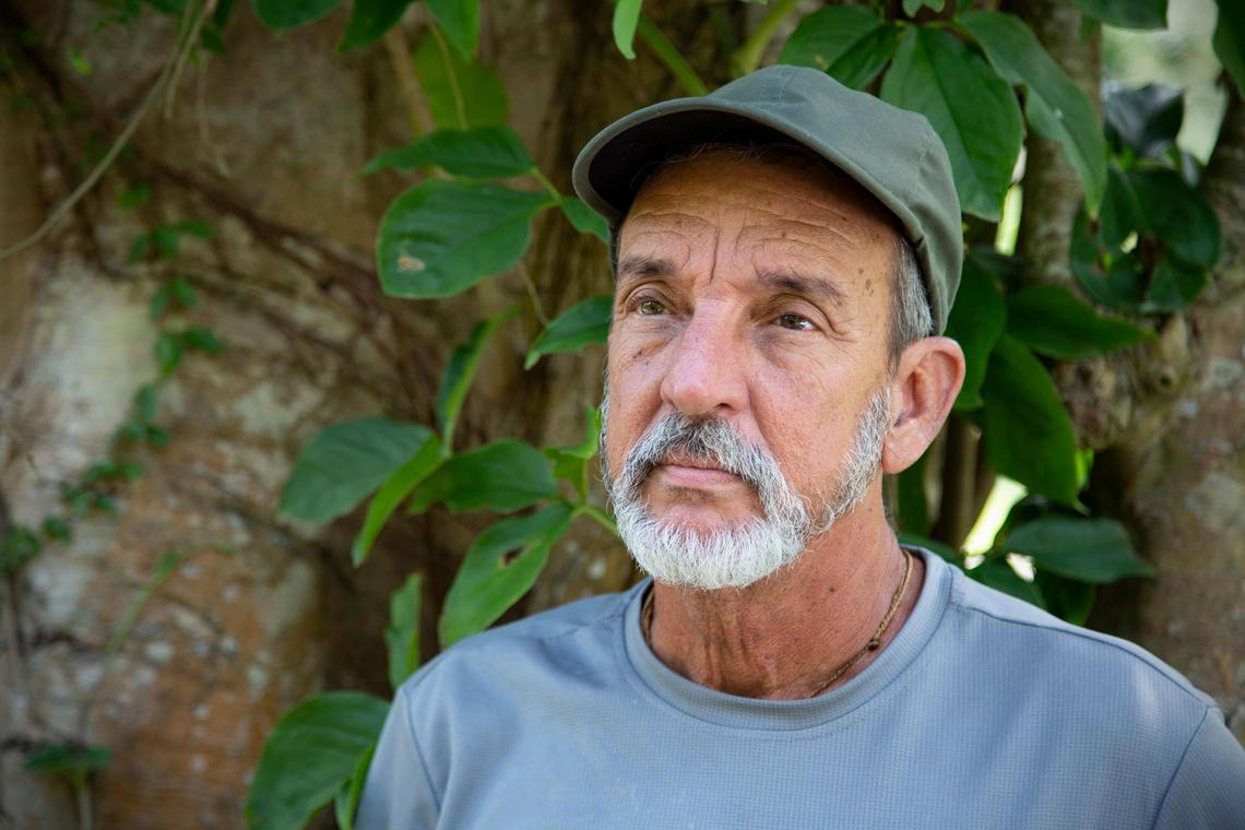 Tito Figueroa, 65, organized a solar energy project In Puerto Rico, with 28 families participating in the Toro Negro community in the mountains of Ciales.