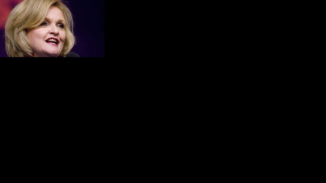 Freshman Senator Claire McCaskill.