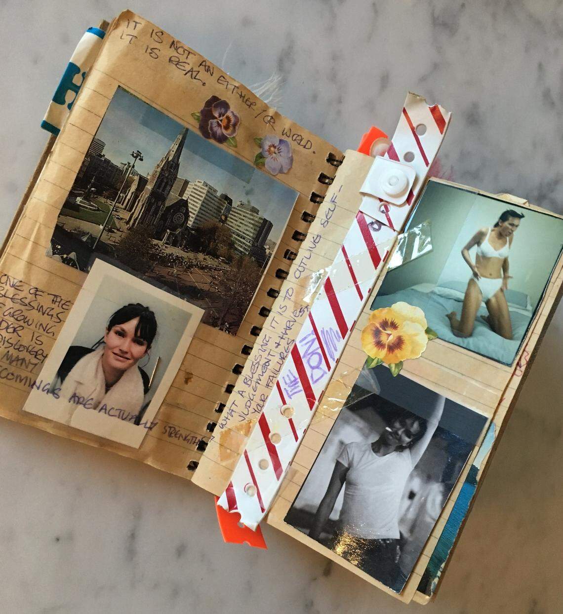 This courtesy photo from former model Zoe Brock shows the wristband the New Zealander said was from a 1998 party at Mar-a-Lago, where models were bused in from Miami and paid to attend. Many were underage, said Brock, who has reported predatory behavior by Jean-Luc Brunel, the Frenchman who partially owned the modeling agency that she said sent the girls.