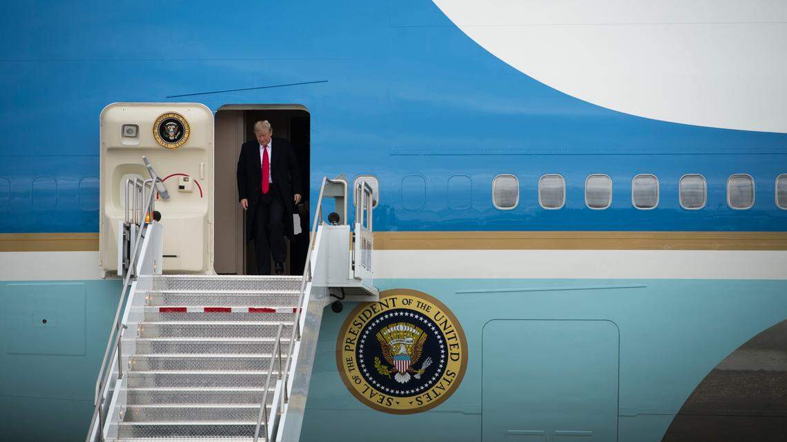 Air Force One, Marine One crews who flew Trump get COVID tests, sanitize aircraft