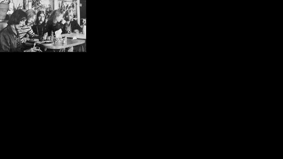 Special to The Telegraph - The Allman Brothers Band eats at H&H restaurant in 1969.