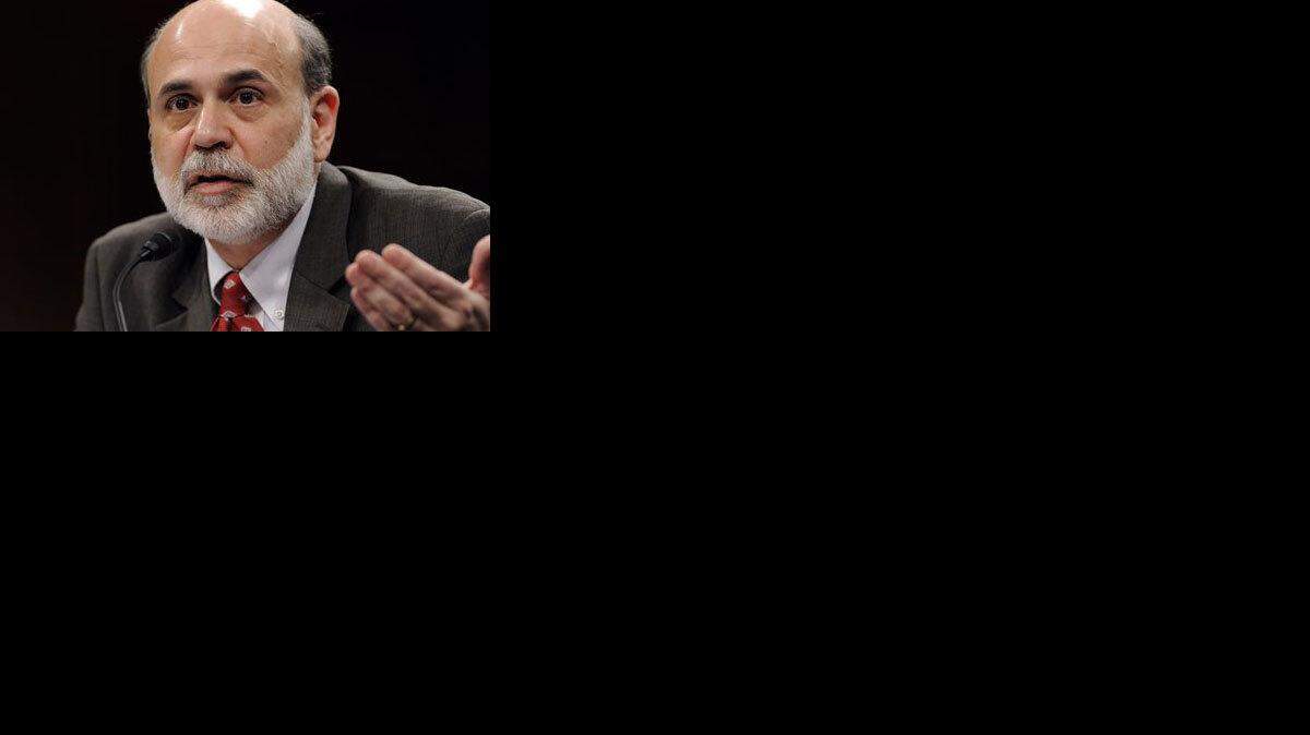 Federal Reserve Chairman Ben Bernanke testifies before the Joint Economic Committee on Capitol Hill in Washington, Tuesday, May 5, 2009. (AP Photo/Susan Walsh)