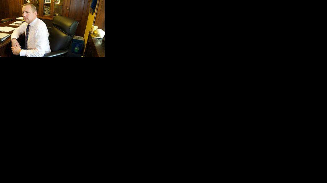 California freshman Rep. Jeff Denham, R-Atwater, in his office on Capitol Hill