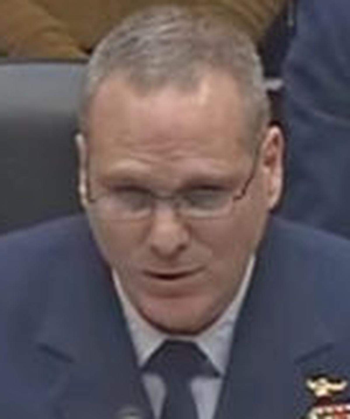 Vice Admiral Michael McAllister, deputy commandant of the U.S. Coast Guard.