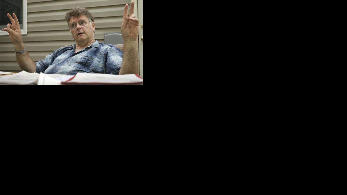 Marine Corps veteran Mike Edwards believes his cancer was caused by drinking water at Camp Lejeune. (Jessica Rotkiewicz/Charlotte Observer/MCT)