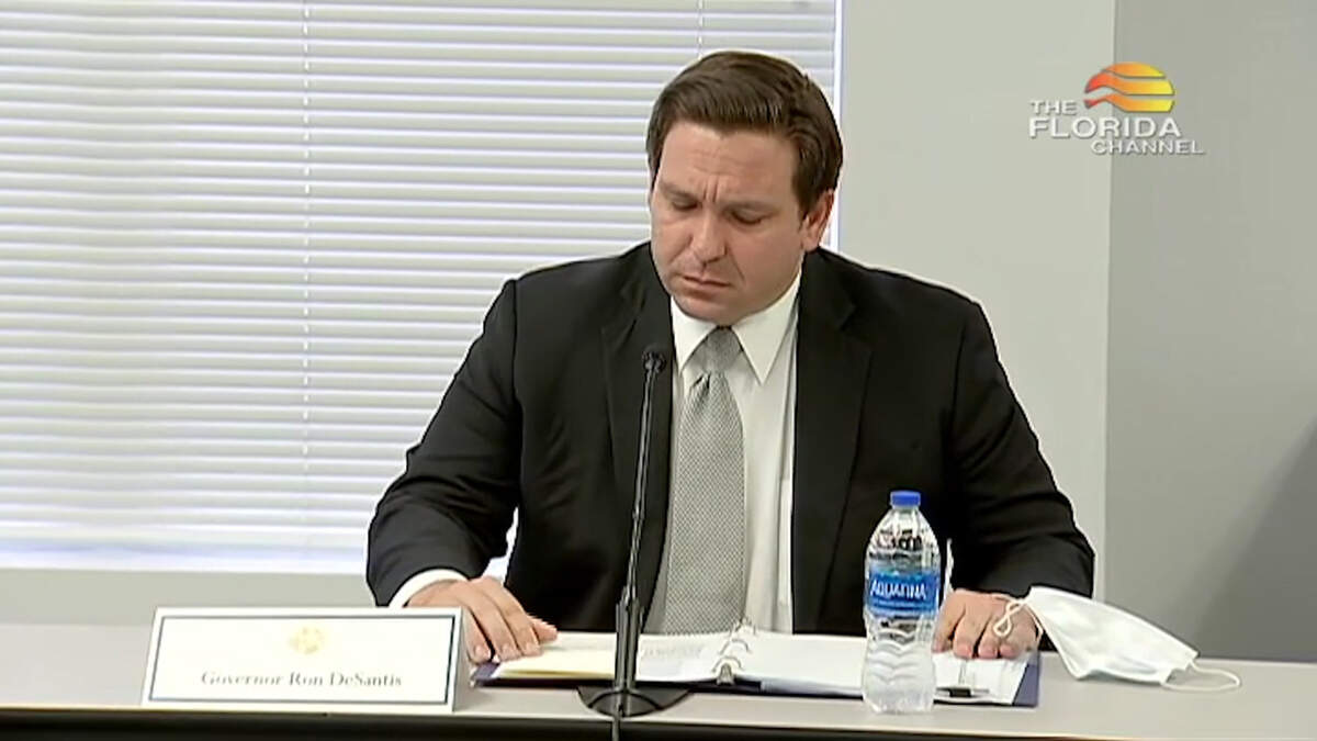 Florida Gov. Ron DeSantis talks about visitors being allowed to come to long-term care facilities again after a months-long ban.