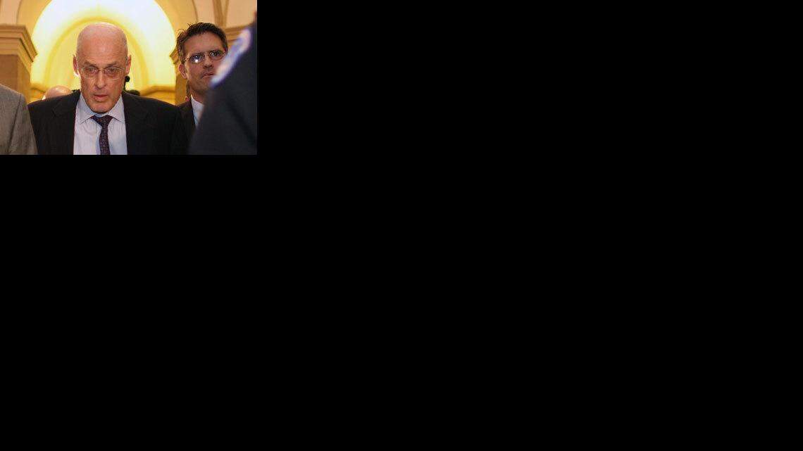 Secretary of the Treasury Henry Paulson.