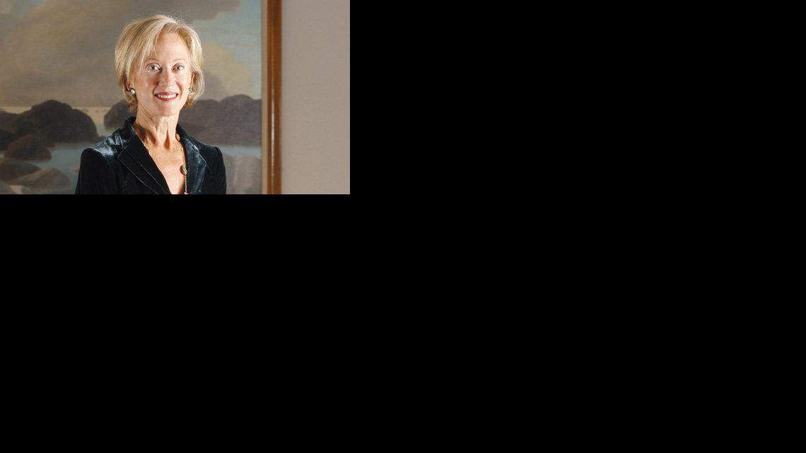 Liz Koch, pictured in 2009, says what drives her husband, Charles Koch, most is a conviction that free markets are the only way to create prosperity.