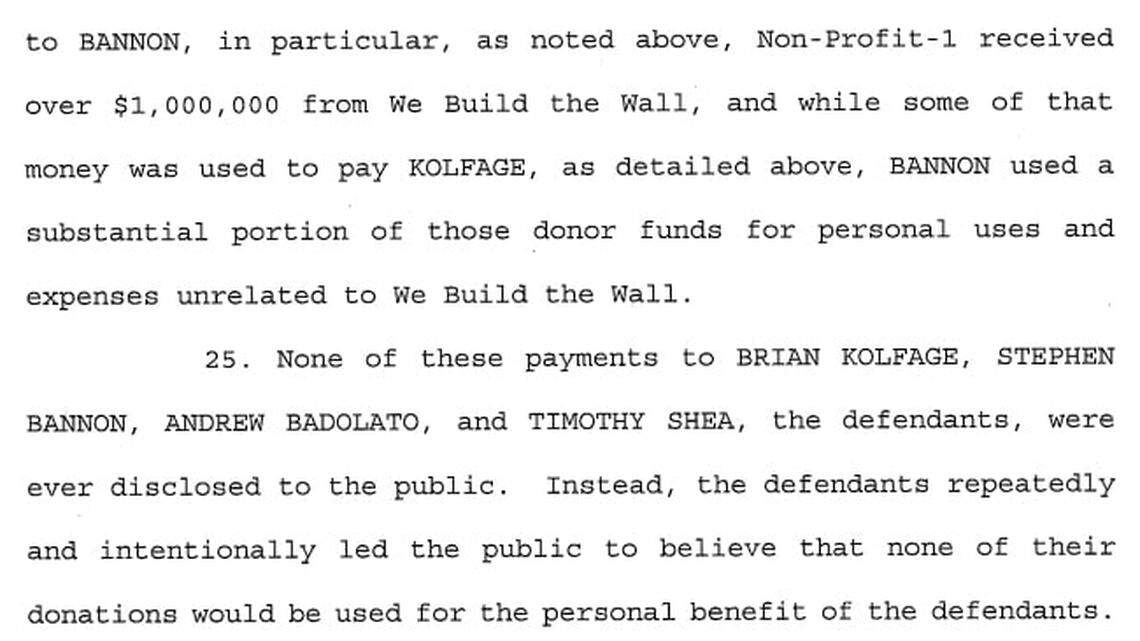 Florida men are snagged in Steve Bannon’s build-the-wall scandal. Feds call it a fraud.