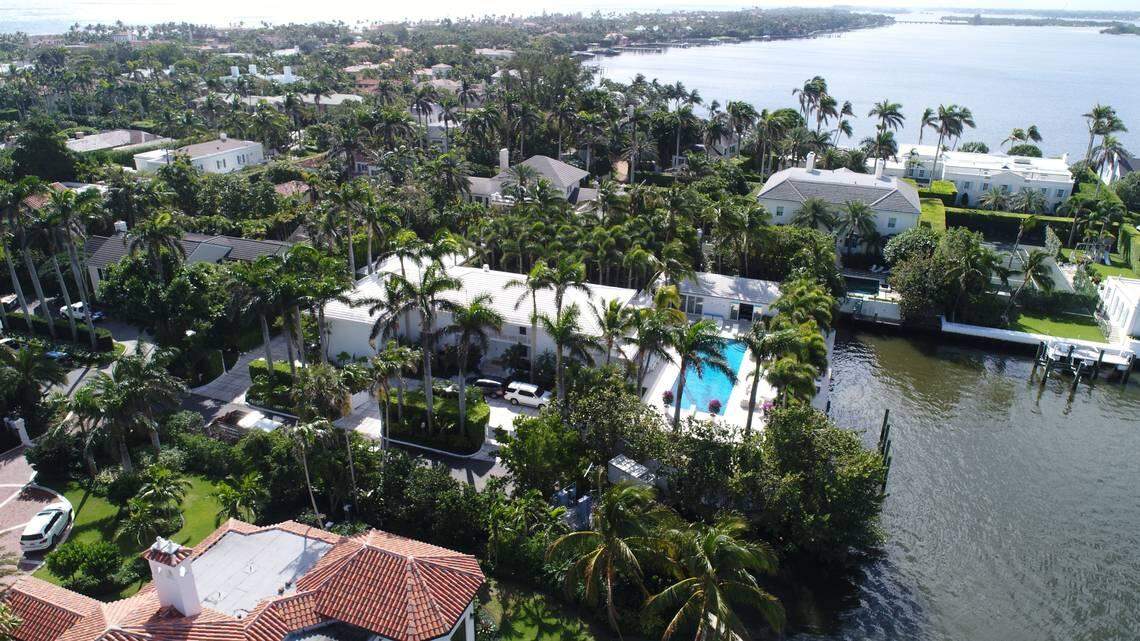 This is the Palm Beach home of multimillionaire Jeffrey Epstein, where he is believed to have sexually abused scores of underage girls.