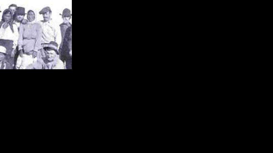 Lena Andree is the small child standing in front of her mother, Todd Palin's great-grandmother, in a photo circa 1924 near the mouth of the Igushik River on Bristol Bay.