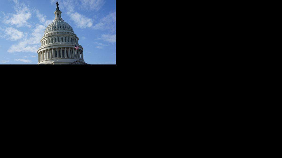 The dome of the Capitol where Congress meets in Washington, D.C.