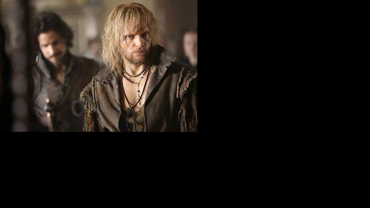 Marc Warren as the Comte de Rochefort in second season of BBC America’s “The Musketeers”