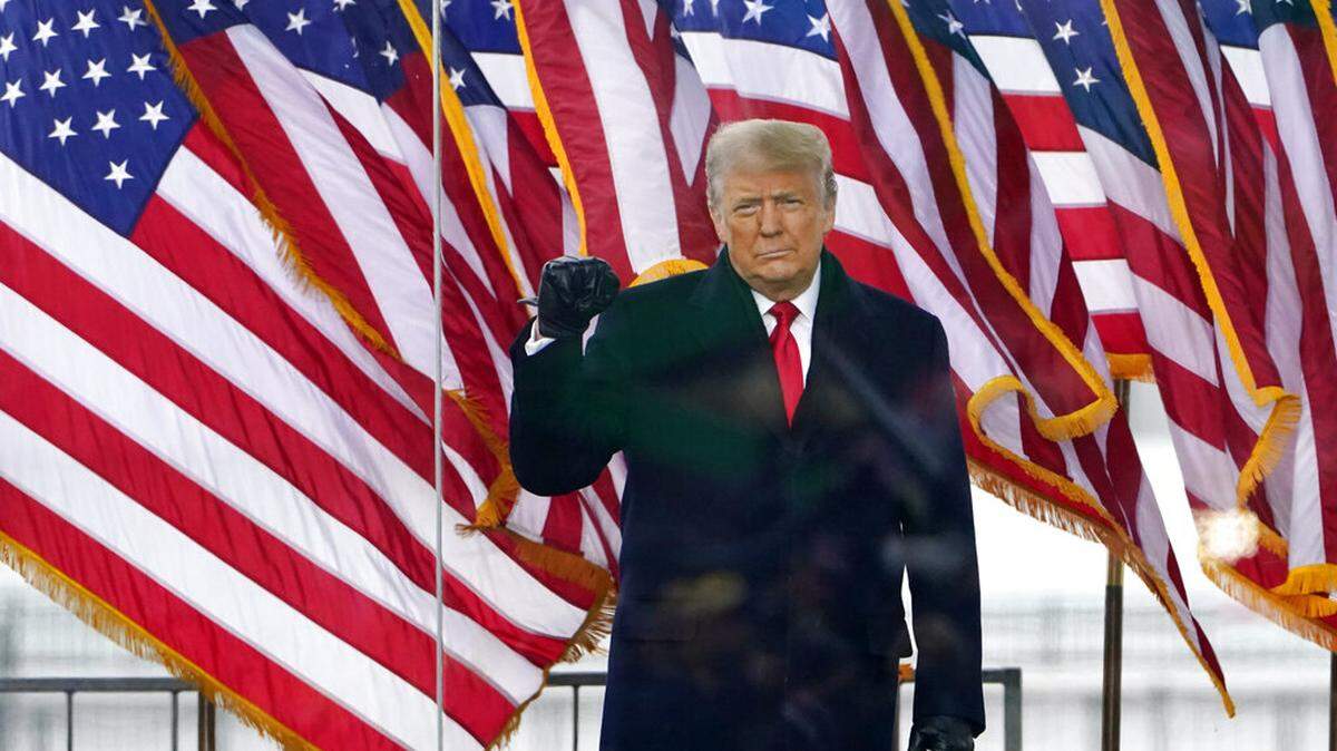 President Donald Trump arrives to speak at a rally Wednesday, Jan. 6, 2021, in Washington. (AP Photo/Jacquelyn Martin)