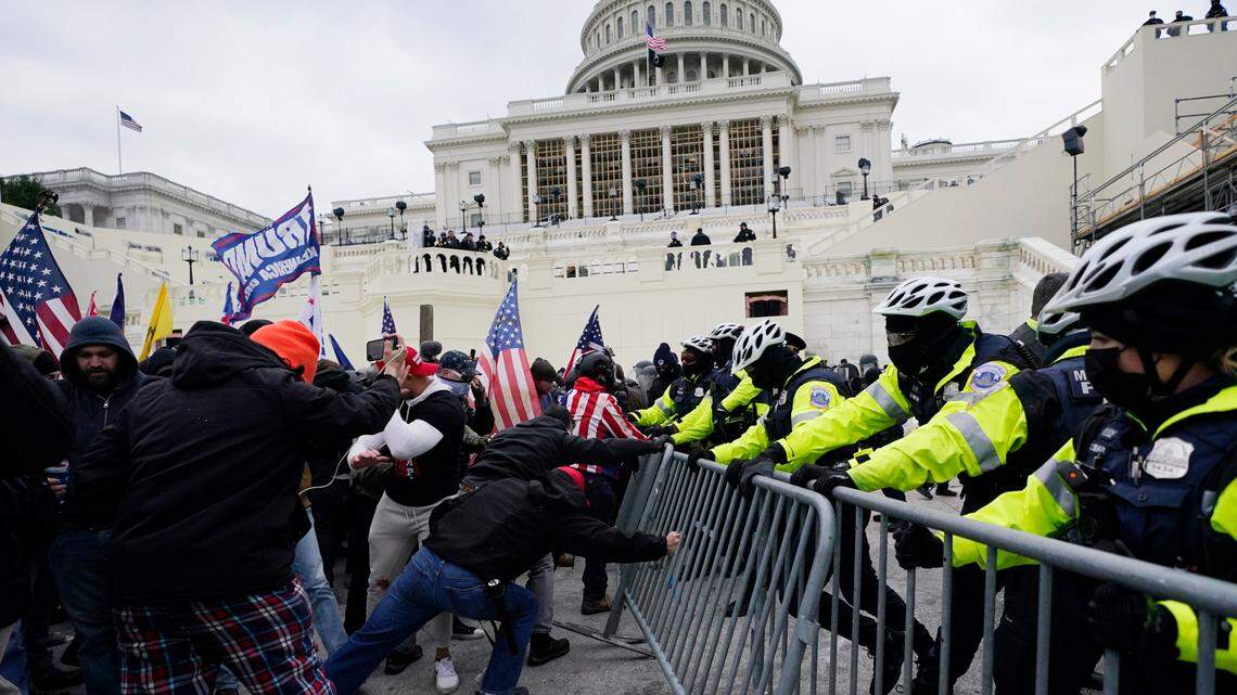 Violent insurrections loyal to President Donald Trump break through a police barrier at the Capitol in Washington. Over months, the House Select Committee investigating the Jan. 6 U.S. Capitol insurrection has issued more than 100 subpoenas, done more than 1,000 interviews and probed more than 100,000 documents to get to the bottom of the attack that day in 2021 by supporters of former President Donald Trump.
