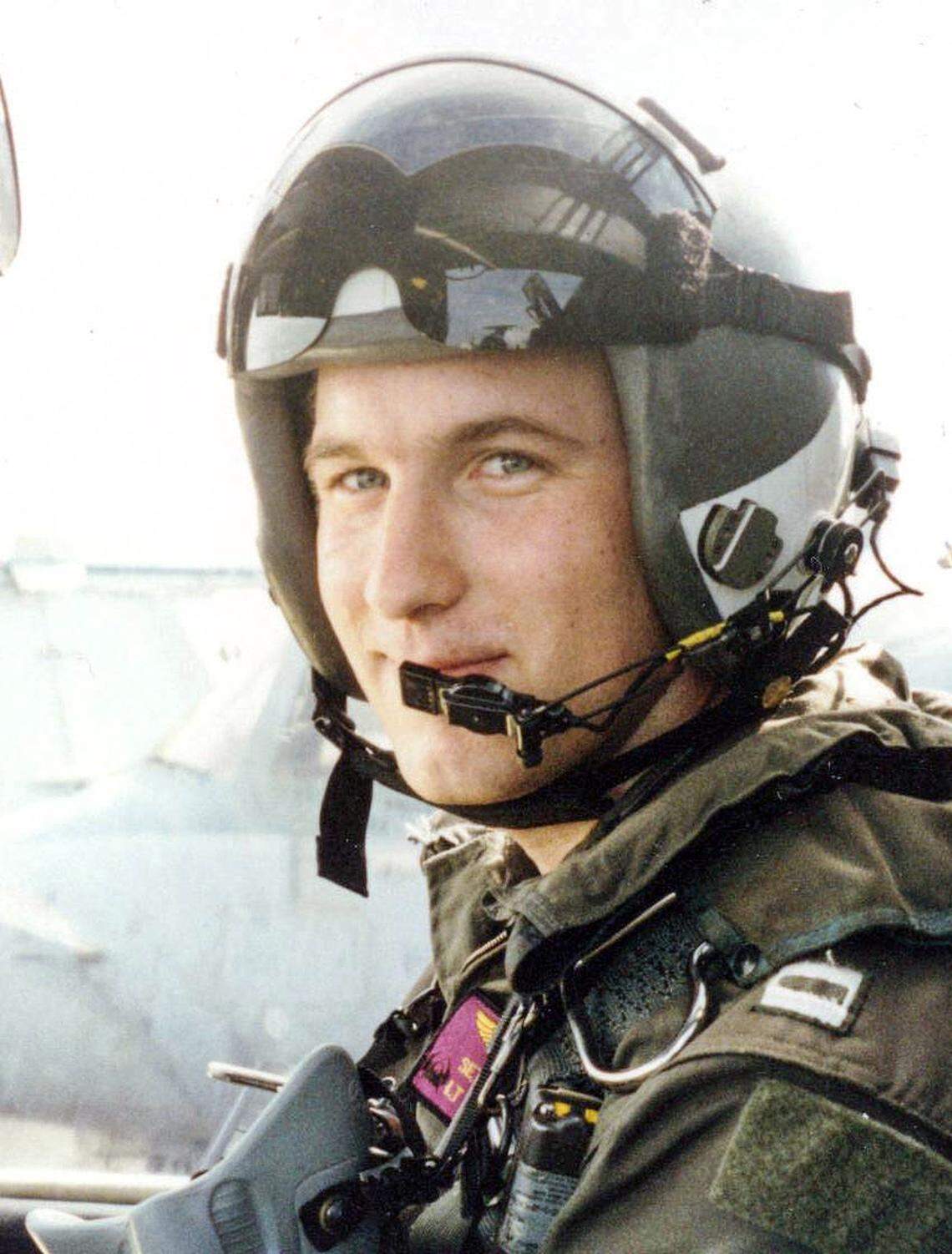 Seth Edmondson was a navigator on a Navy ES-3A Shadow, a Navy surveillance and electronic countermeasures aircraft. He died of a very rare and aggressive tissue cancer at age 36.