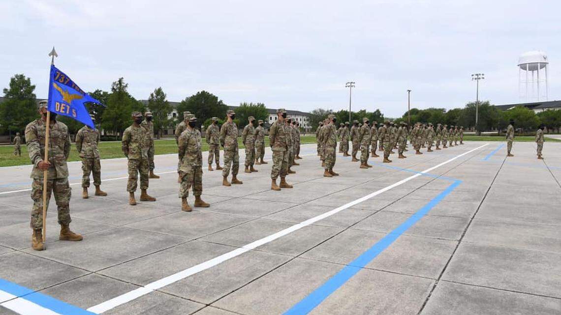 First COVID-era recruits sent to Keesler Air Force Base graduate from basic training