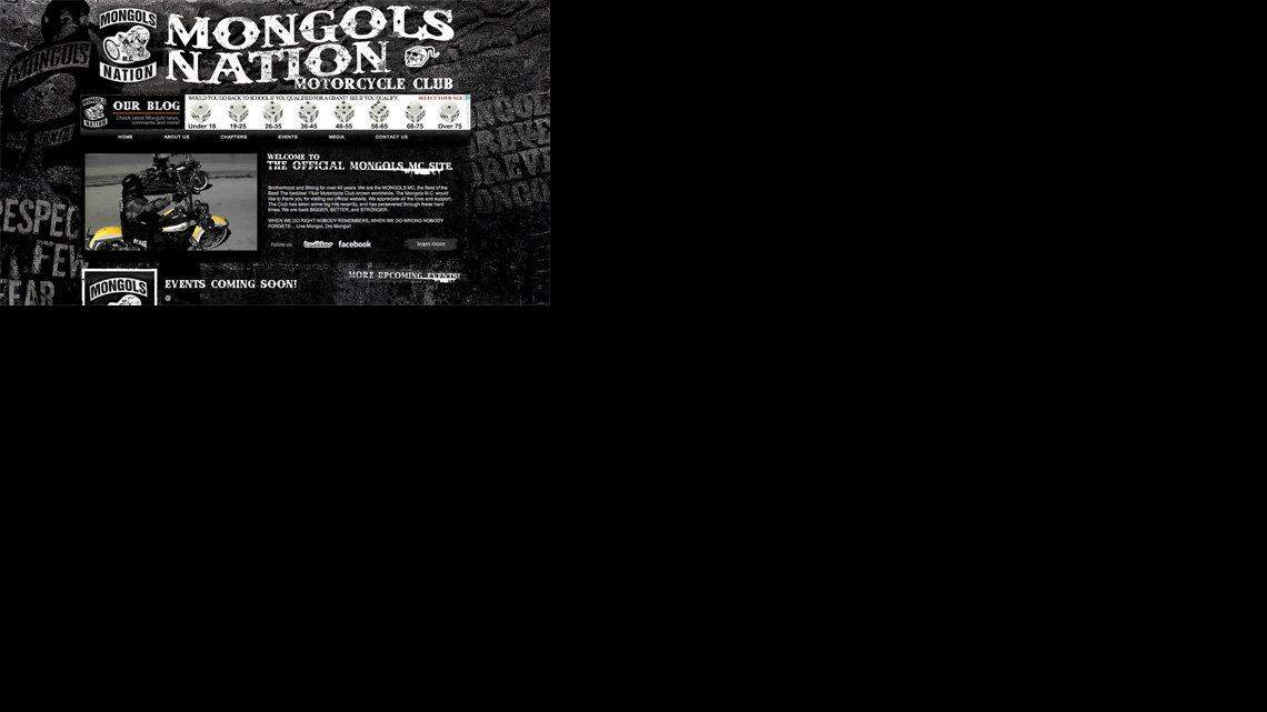 A screen shot from the Mongols website.