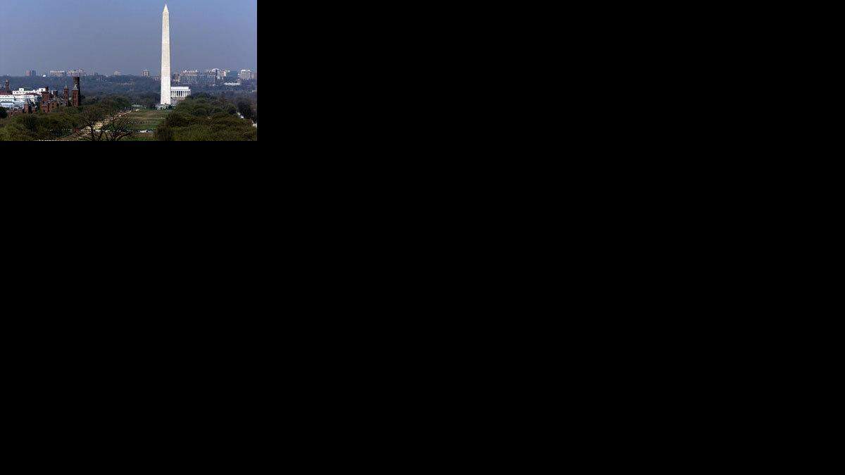The Lincoln Memorial and Smithsonian Castle on the Mall are landmarks in Washington DC.