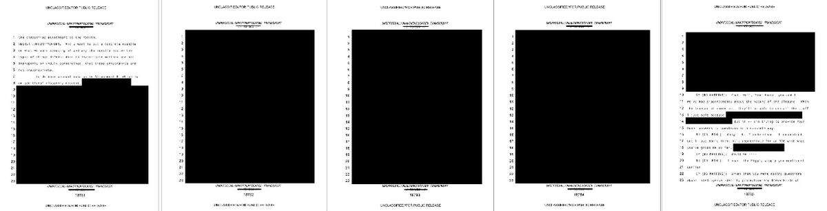 From a declassified hearing transcript in the Sept. 11 case, the chief prosecutor Brig. Gen. Mark Martins winds up a long, classified soliloquy with, "When the transcript comes out, they'll be able to see all the stuff I just said."