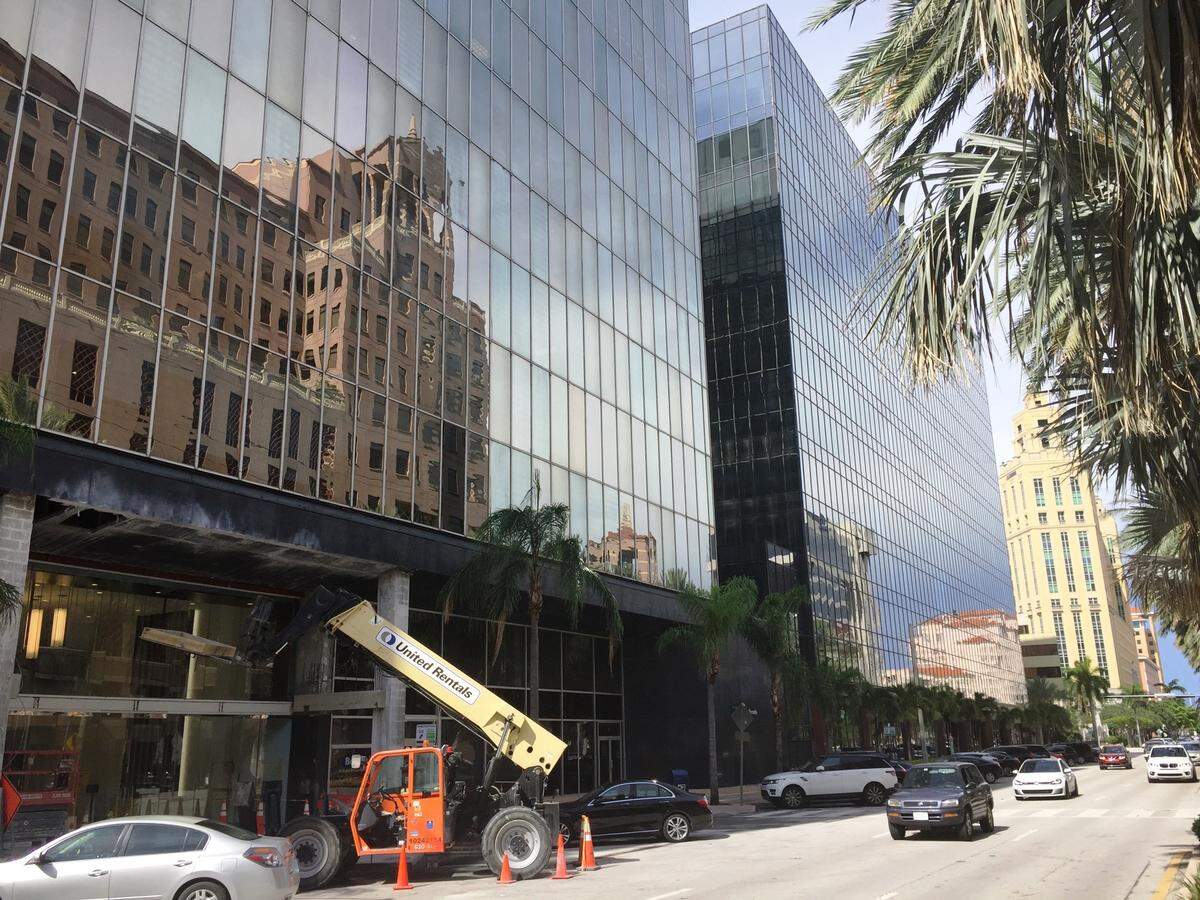 The Miami accounting firm of Jordan Ricardo & Co., located in this glass tower in Coral Gables, appears in hundreds of files in the new leak of documents from the now-defunct Panamanian law firm Mossack Fonseca.