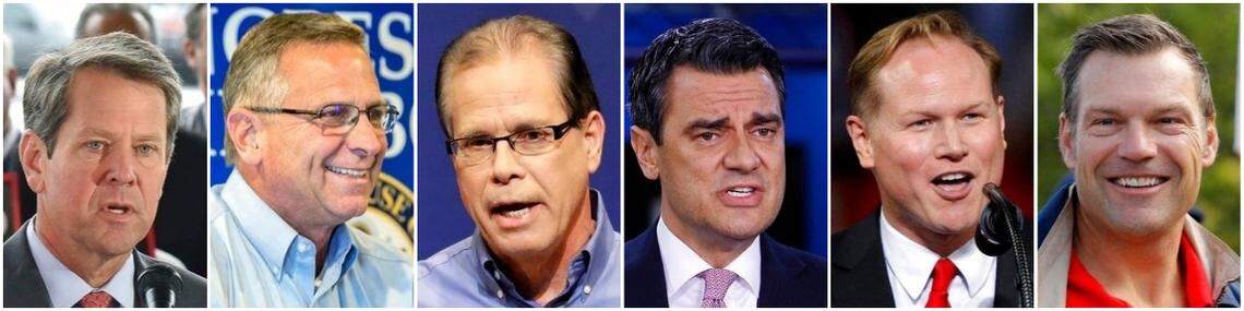 Brian Kemp, Mike Bost, Mike Braun, Kevin Yoder, Steve Watkins, Kris Kobach
