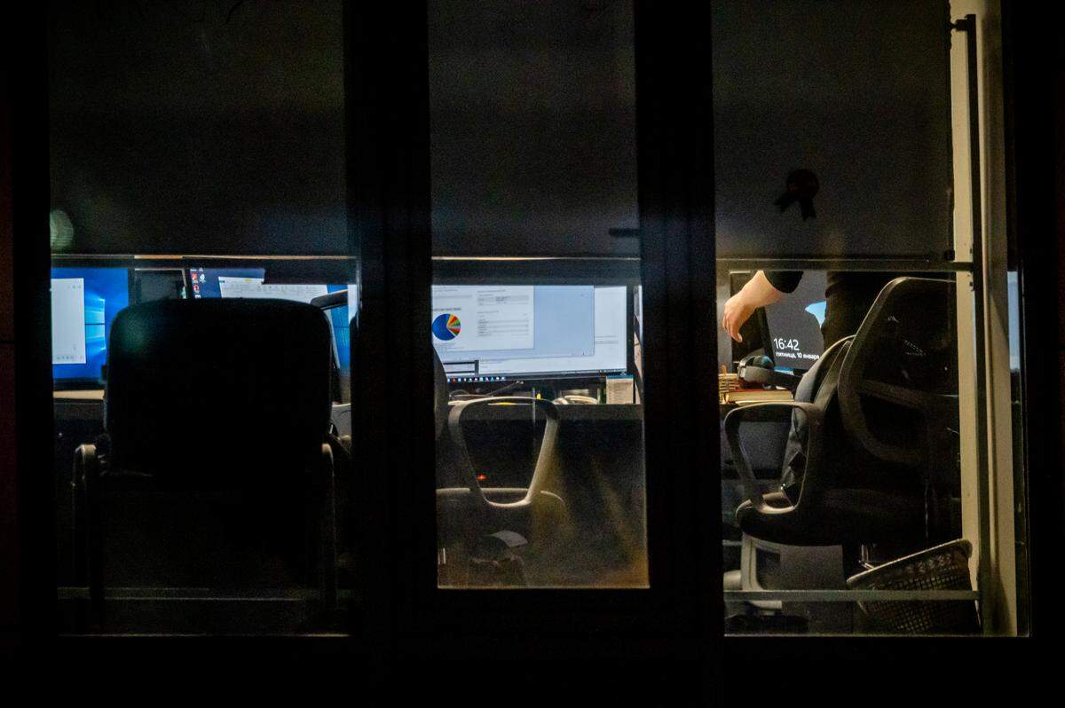 A glimpse of the offices of Milton Group in Kyiv, Ukraine.