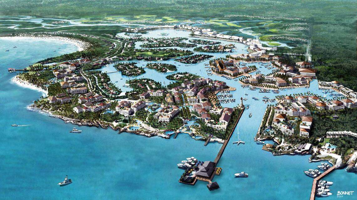 Representación de la urbanización del proyecto Cap Cana.
