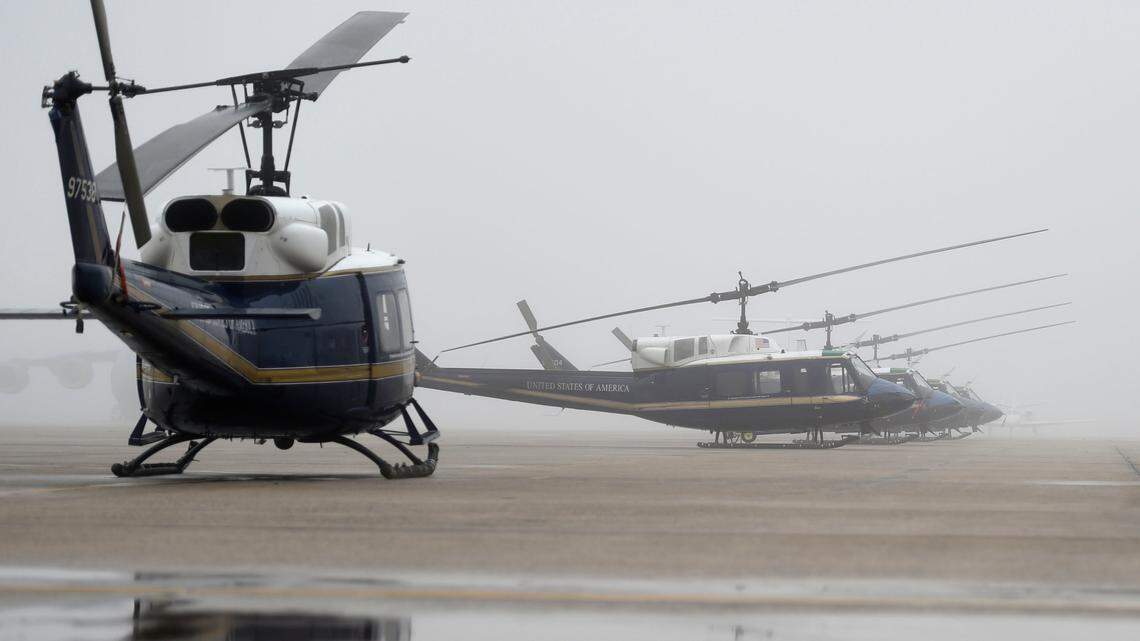 Air Force helicopter shot at from ground while flying over Virginia, crew injured