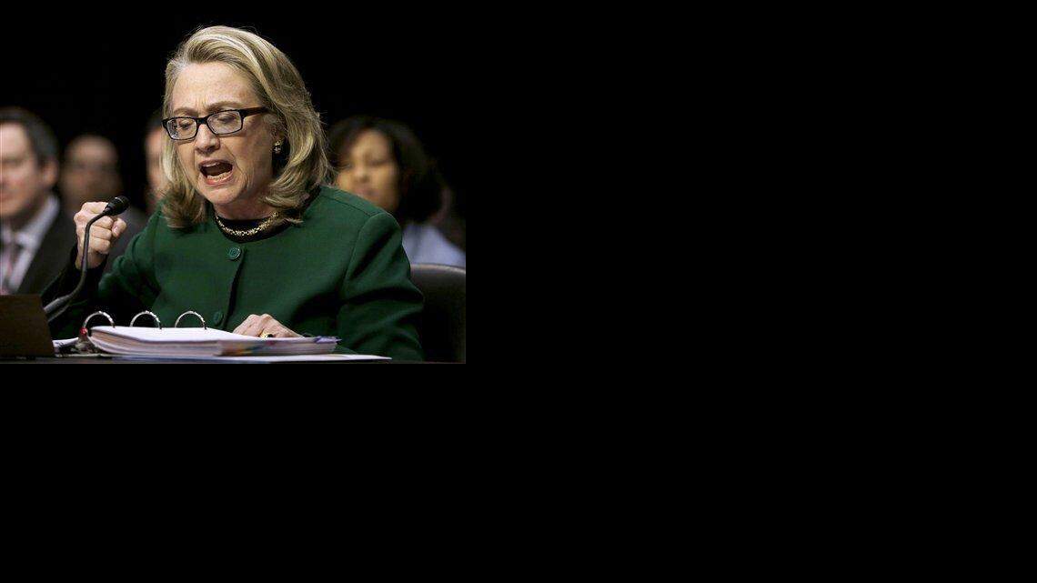 APTOPIX Clinton Libya