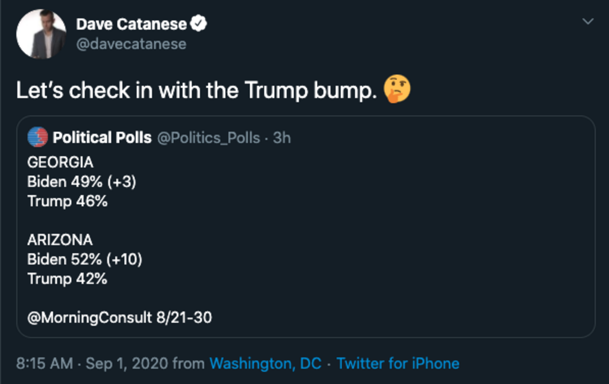 McClatchy’s Dave Catanese comments on the latest Morning Consult poll