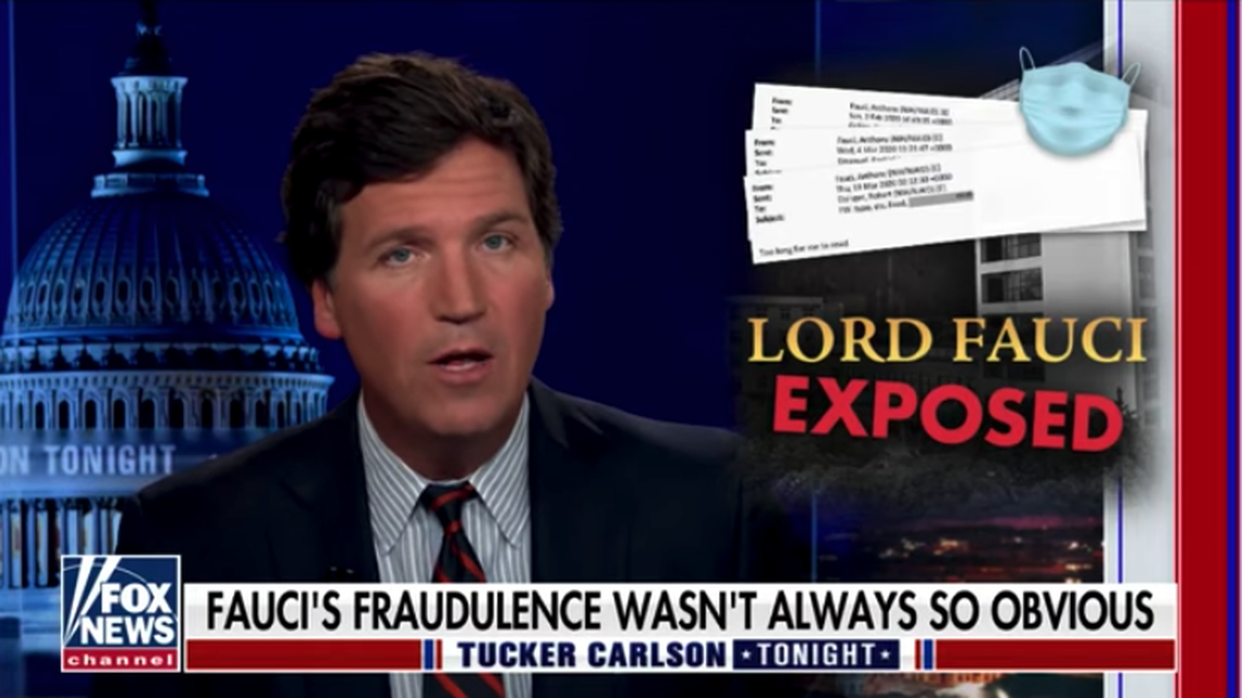 Fox News host Tucker Carlson lashed out against National Institute of Allergy and Infectious Diseases director Anthony Fauci after thousands of his emails were released.