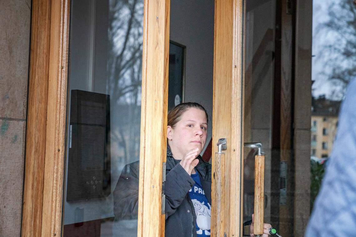 Jestine Iannotti, photographed in Stockholm, on April 26, 2021, declined to comment when asked about her no-party bid for the Florida state Senate.