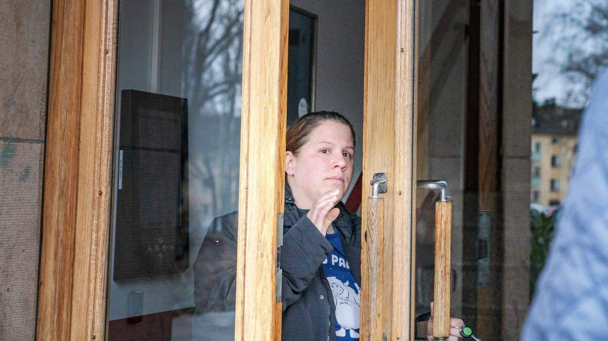 Jestine Iannotti, photographed in Stockholm on April 26, 2021, declined to comment when asked about her no-party bid for the Florida state Senate. She is facing criminal charges in Florida, the Florida Department of Law Enforcement announced Tuesday, May 24, 2022.