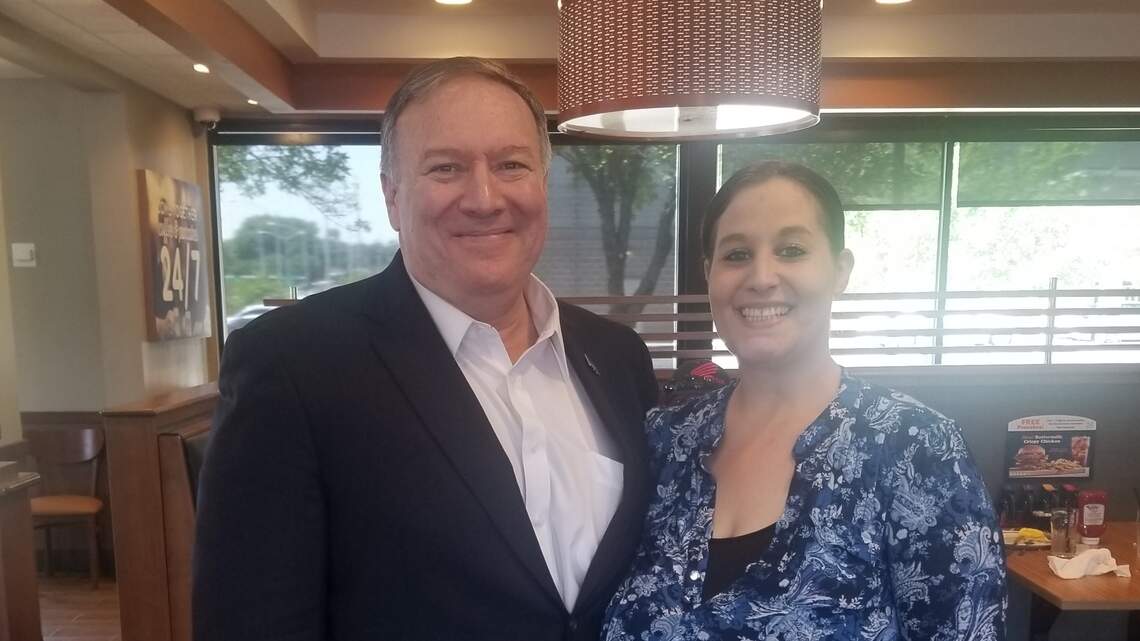 Pompeo in Overland Park: Nation’s top diplomat visits International House of Pancakes