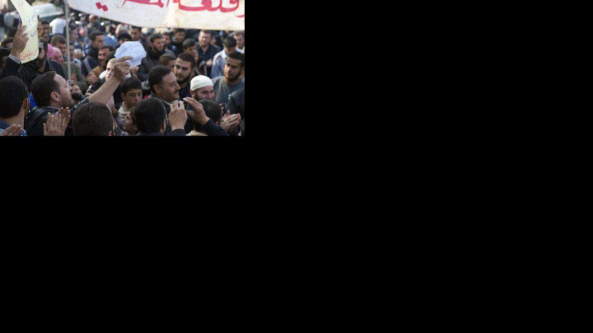 WORLD NEWS SYRIA-PROTEST 1 MCT