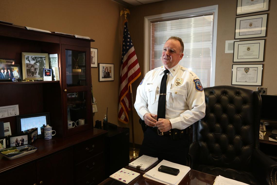 Reeling from a spike in murders in 2017, the Wilmington Police Department brought in a new police chief, Robert J. Tracy, from Chicago. In his office on Jan. 14, 2019, Tracy speaks about the reduction in gun violence in the Delaware city and how the clearance rate for unsolved murders improved by 63 percent in 2018. Tracy acknowledges that this is just the beginning of a badly needed turnaround and that there is plenty of work ahead.