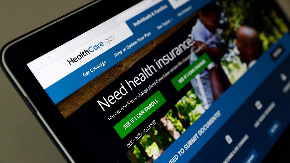 In this May 18, 2017 file photo, the Healthcare.gov website is seen on a laptop computer, in Washington. The Centers for Medicare and Medicaid Services, or CMS, says it’s proposing changes to increase access to health care coverage through the Affordable Care Act. (AP Photo/Alex Brandon, File)