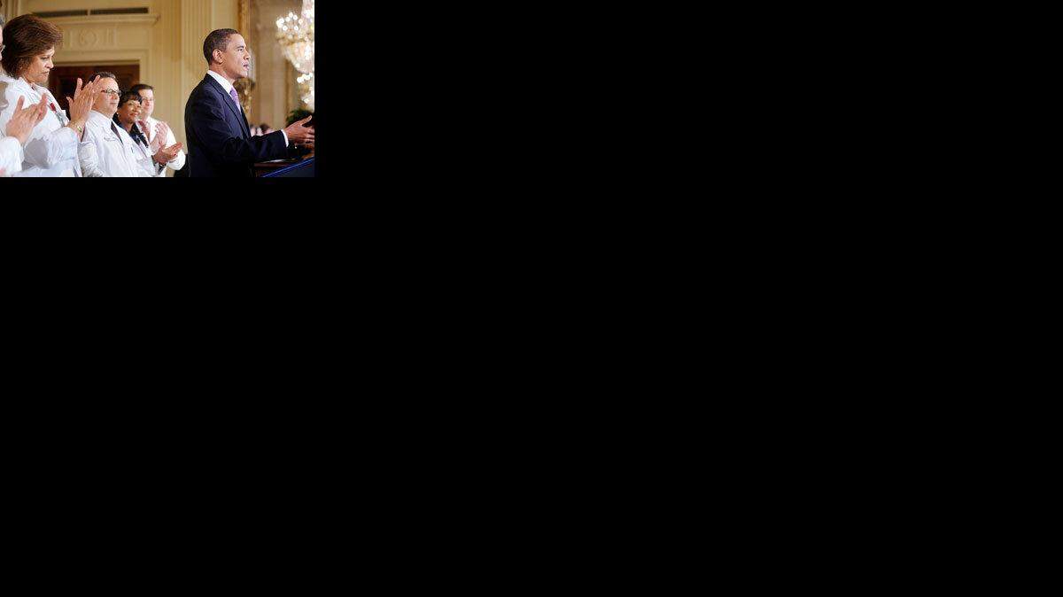 President Obama speaks about health care and Congress