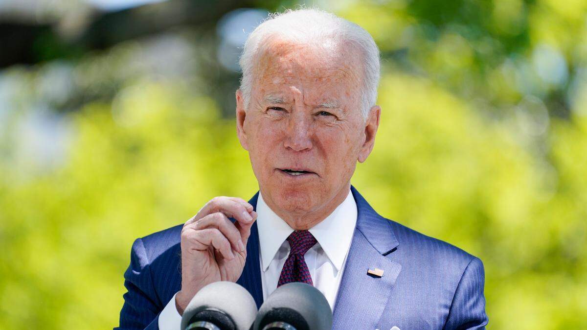 President Joe Biden speaks about COVID-19, on the North Lawn of the White House, Tuesday, April 27, 2021, in Washington. (AP Photo/Evan Vucci)