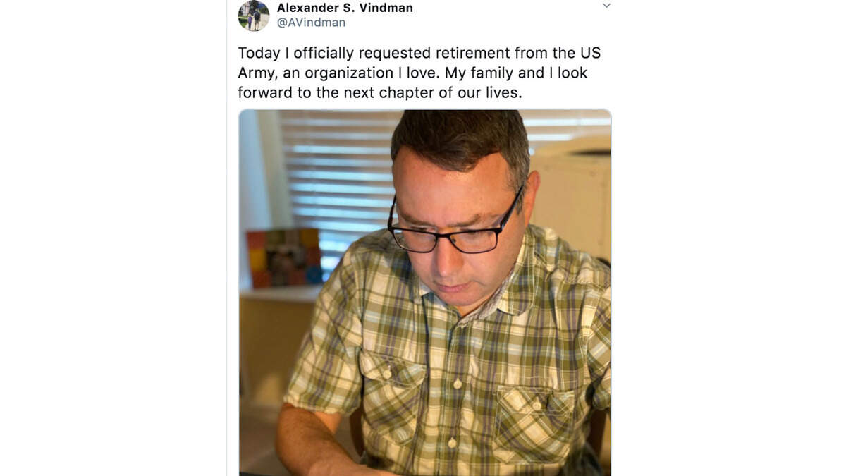 Lt. Col. Alexander Vindman tweets that he’s retiring from the U.S. Army. Vindman testified at the impeachment trial against President Trump and his attorney cites “bullying” among the reasons the veteran of the military is leaving.
