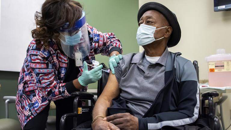 Older Black veterans getting COVID vaccine at higher rate than whites, VA data shows