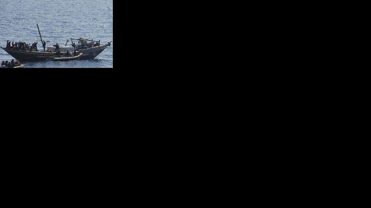 The Indian Navy apprehends pirates in the Gulf of Aden.