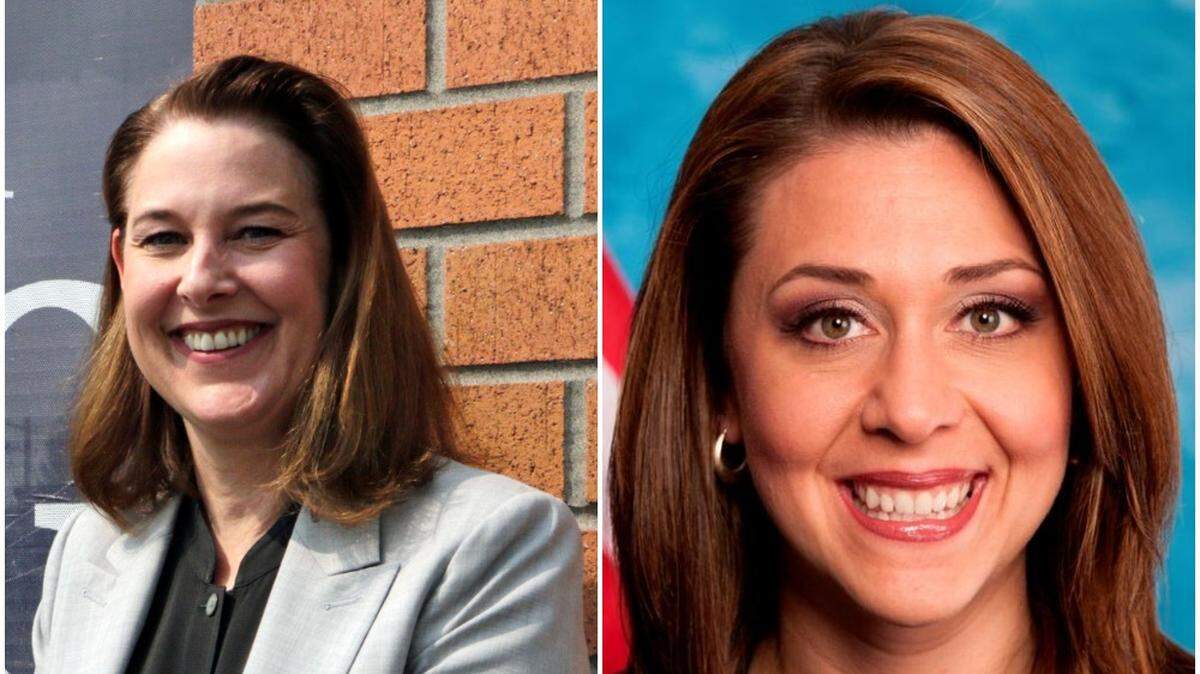 Democrat Carolyn Long, left, and Republican Rep. Jaime Herrera Beutler are vying for Washington’s Third Congressional District.